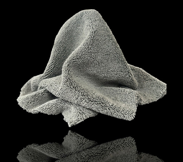 Grau Doppelseitiges Mikrofasertuch (40×40cm)
