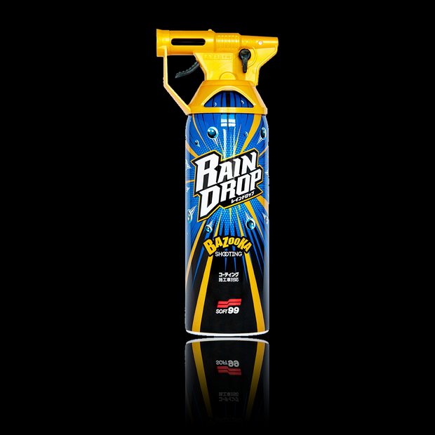 Soft99 Rain Drop Bazooka, 300ml - Sprühversiegelung für Lack, Scheinwerfer, Glasoberfläche, Reifen, Chrom, Kunststoff (außen), Felgen